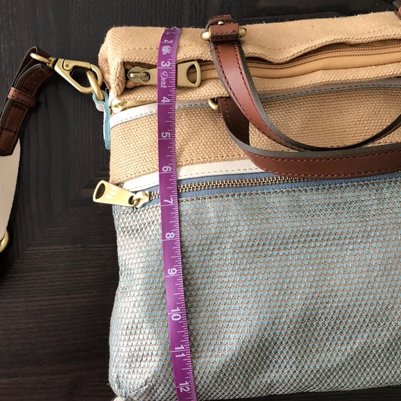 NWOT FOSSIL WOVEN CROSSBODY/HAND BAG - Picture 10 of 10